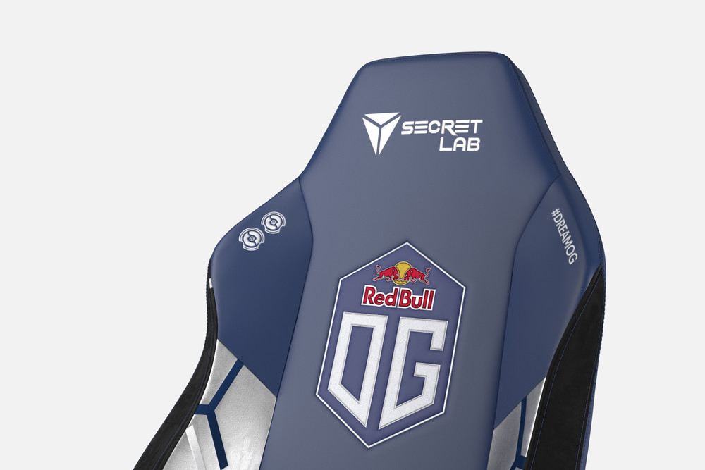 Close up on lumbar support of Secretlab OG edition gaming chair