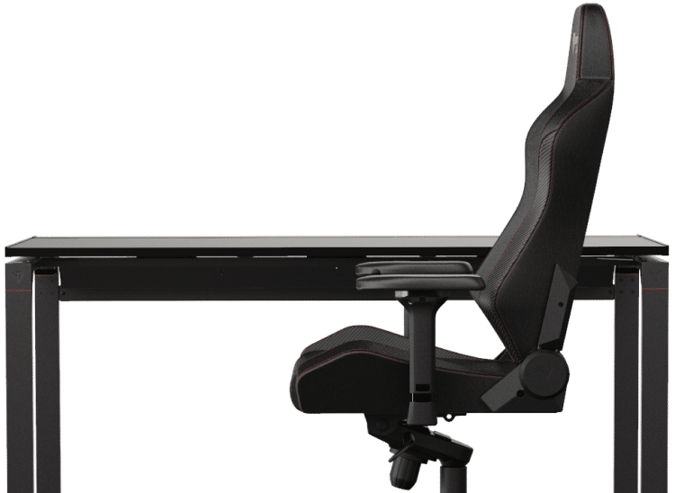 مكتب Magnus Metal Desk مقترن مع Secretlab Omega 2020 كرسي