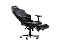 Backview of Secretlab SKINS in Charcoal Blue