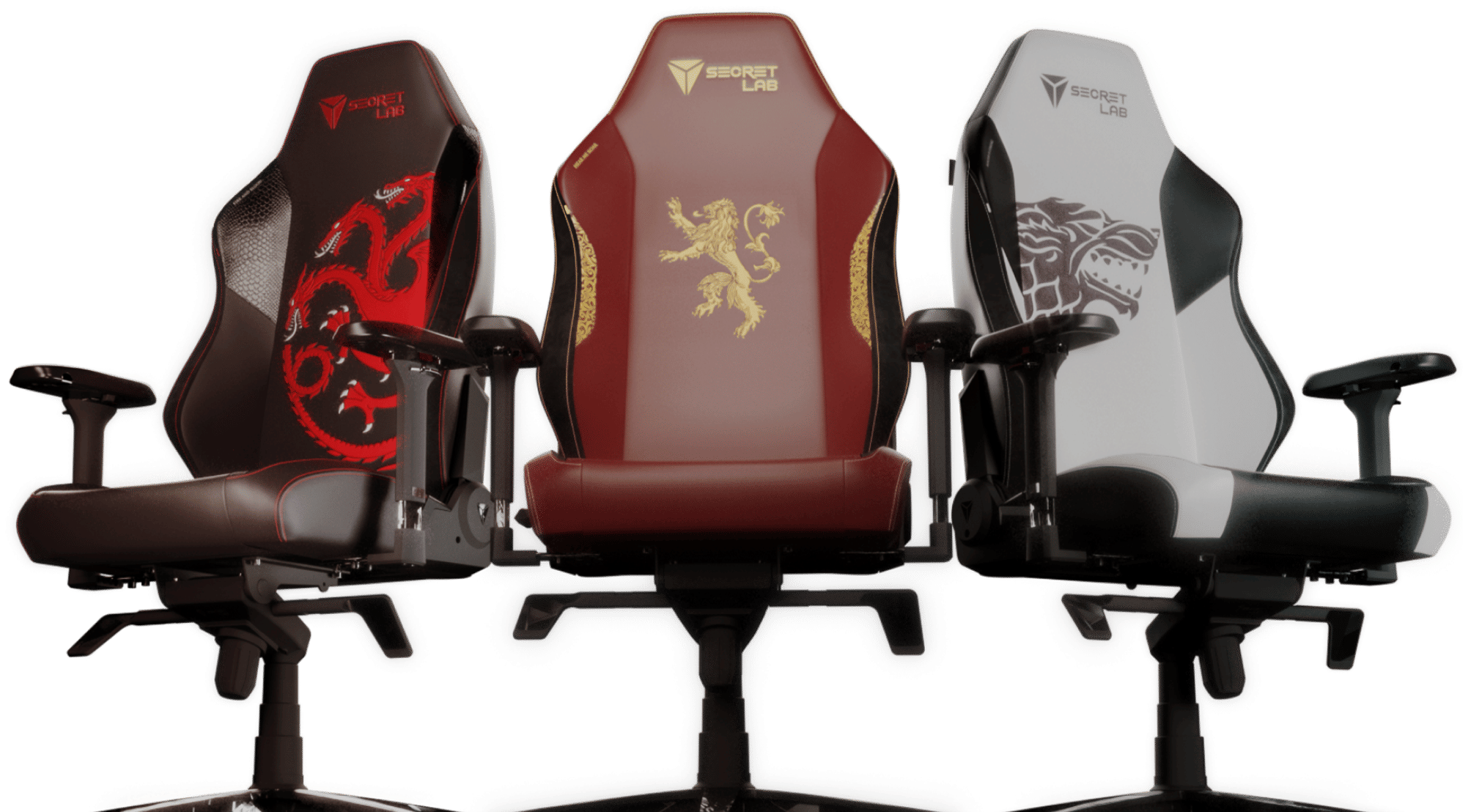 Game of Thrones x Secretlab gaming chairs