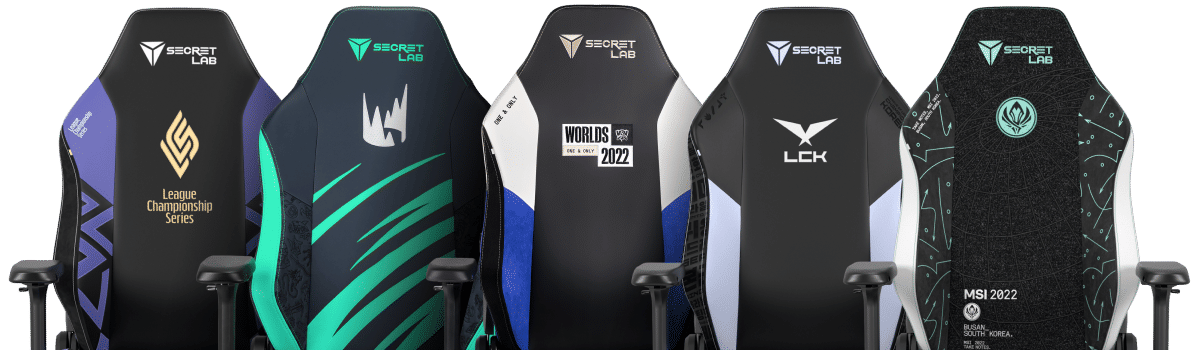 Secretlab esports Editions gaming chairs