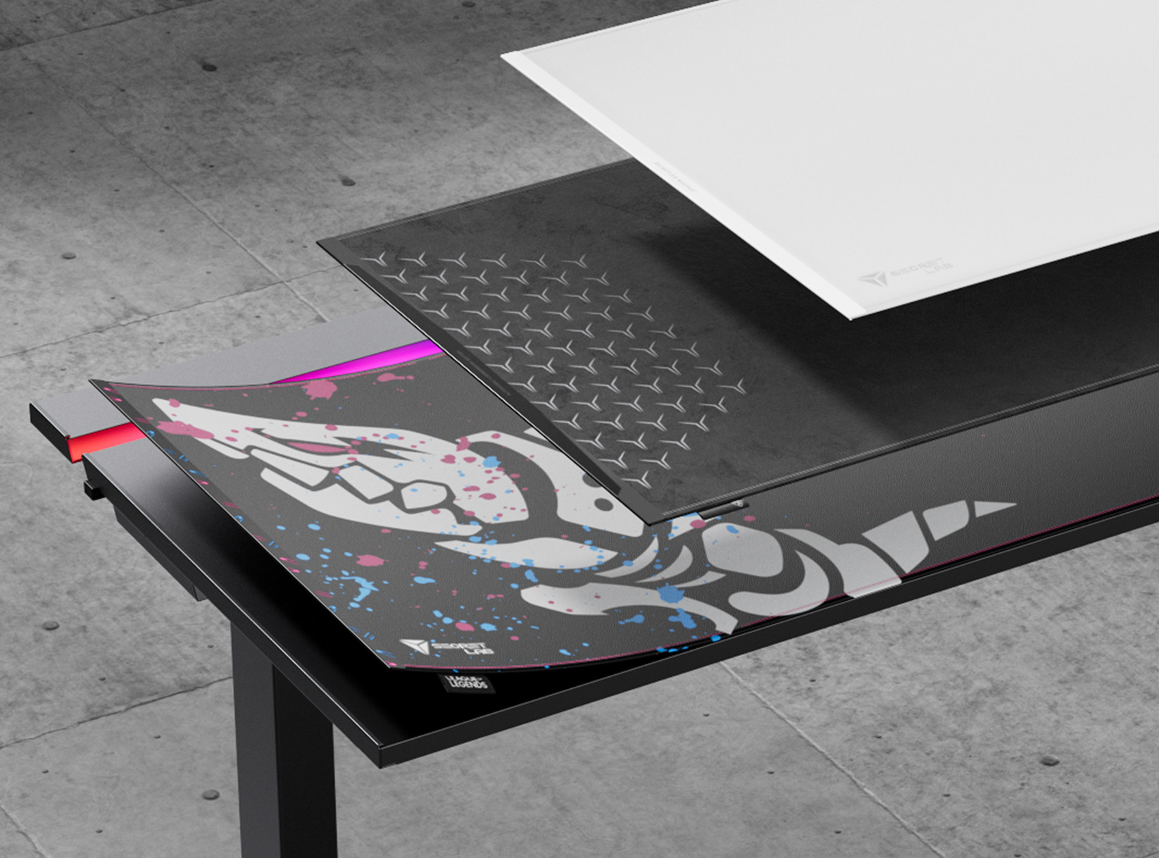 Desk mat nanogen banner