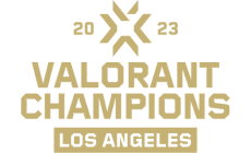 The VCT 2023 Champions held in Los Angeles logo.