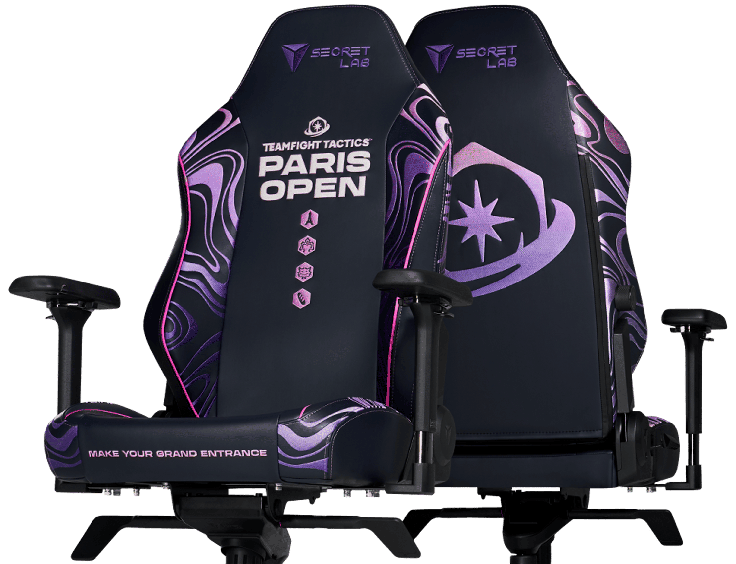 Secretlab Paris Championship Edition gaming chairs