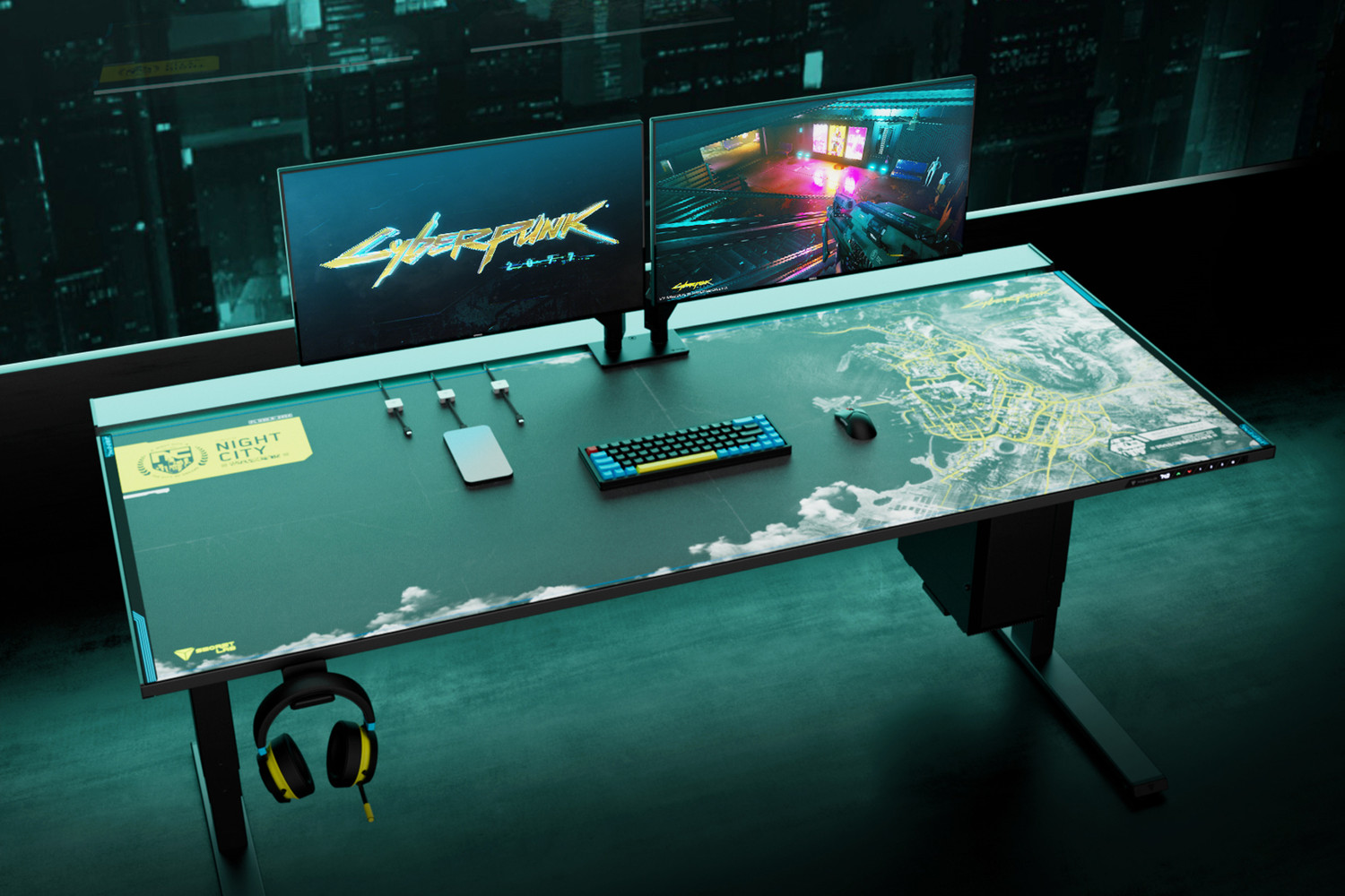 Who else is missing David and Lucy? Grab this exclusive @edgerunners  wallpaper, featuring the complete Secretlab Cyberpunk 2077 setup and…