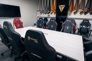 Meeting room with Secretlab gaming chairs