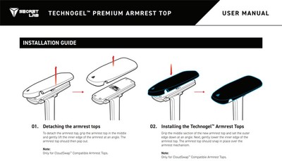 Secret lab chair instructions new arrivals