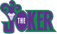 The image features a stylized logo for 'The Joker.' The word 'Joker' is written in large, purple, and green letters. The 'J' resembles a jester's hat with a wide, toothy grin, and the word 'THE' is nestled within the 'J.