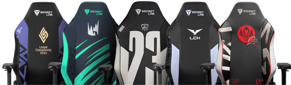 Secretlab League of Legends Esports edition gaming chairs