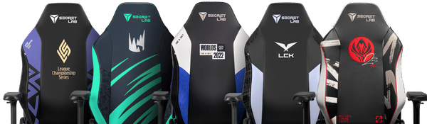 Secretlab League of Legends Esports edition gaming chairs