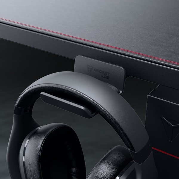 Closeup of Secretlab MAGNUS with Magnetic Headphone Hanger