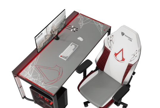 Secretlab's Assassin's Creed Gaming Chair And Desk Accessories Are