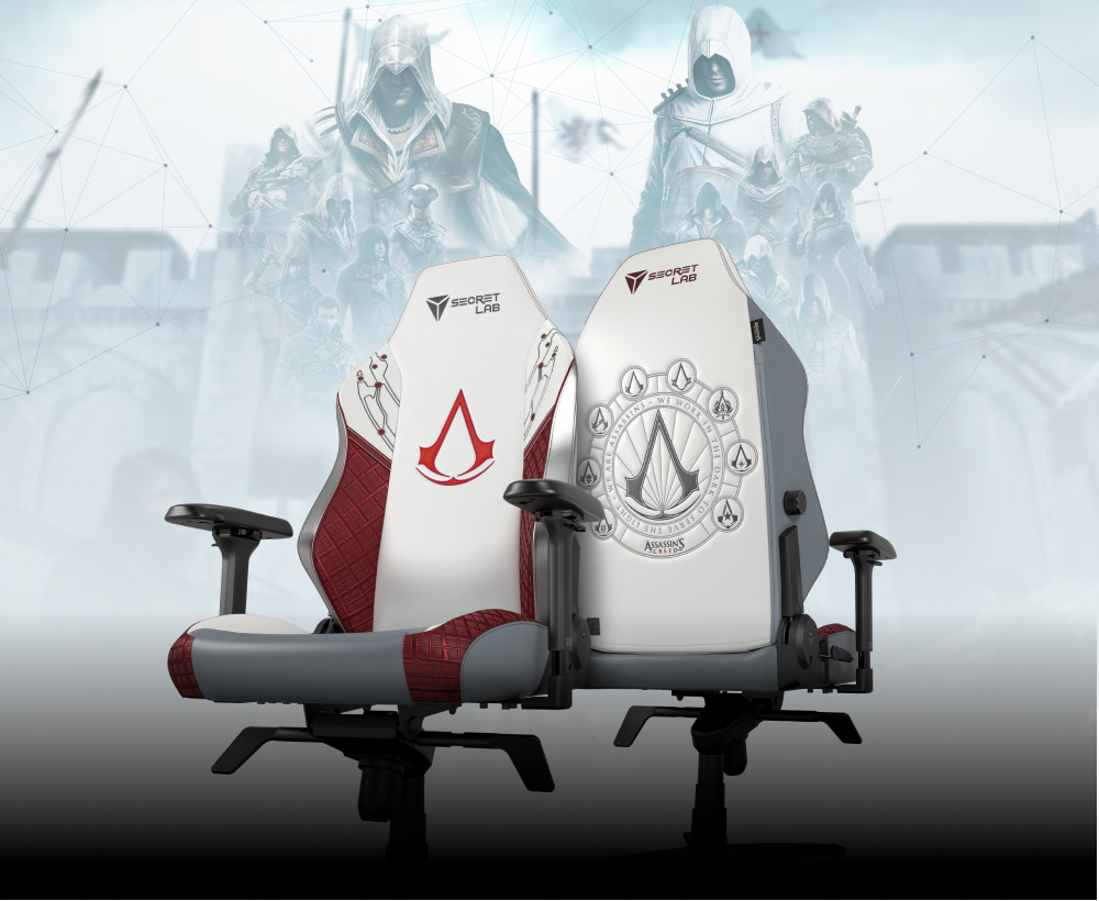 Secret lab gaming chair white hot sale